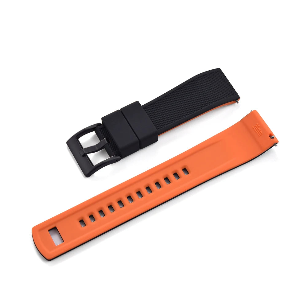 JUELONG Premium Silicone Watch Band Quick Release Rubber Watch Strap 20mm Watch Strap Watch Replacement Watchband