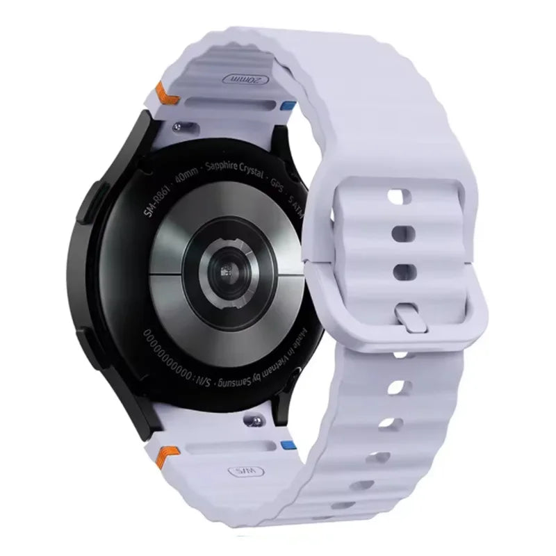 Silicone Samsung Galaxy Watch Band 40–47mm for Series 4–7 & Classic/Pro