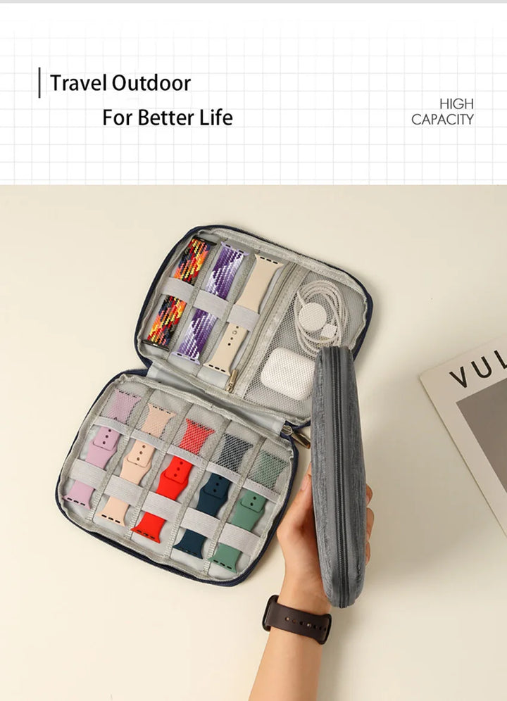Travel Storage Bag for Apple Watch Bands & Straps