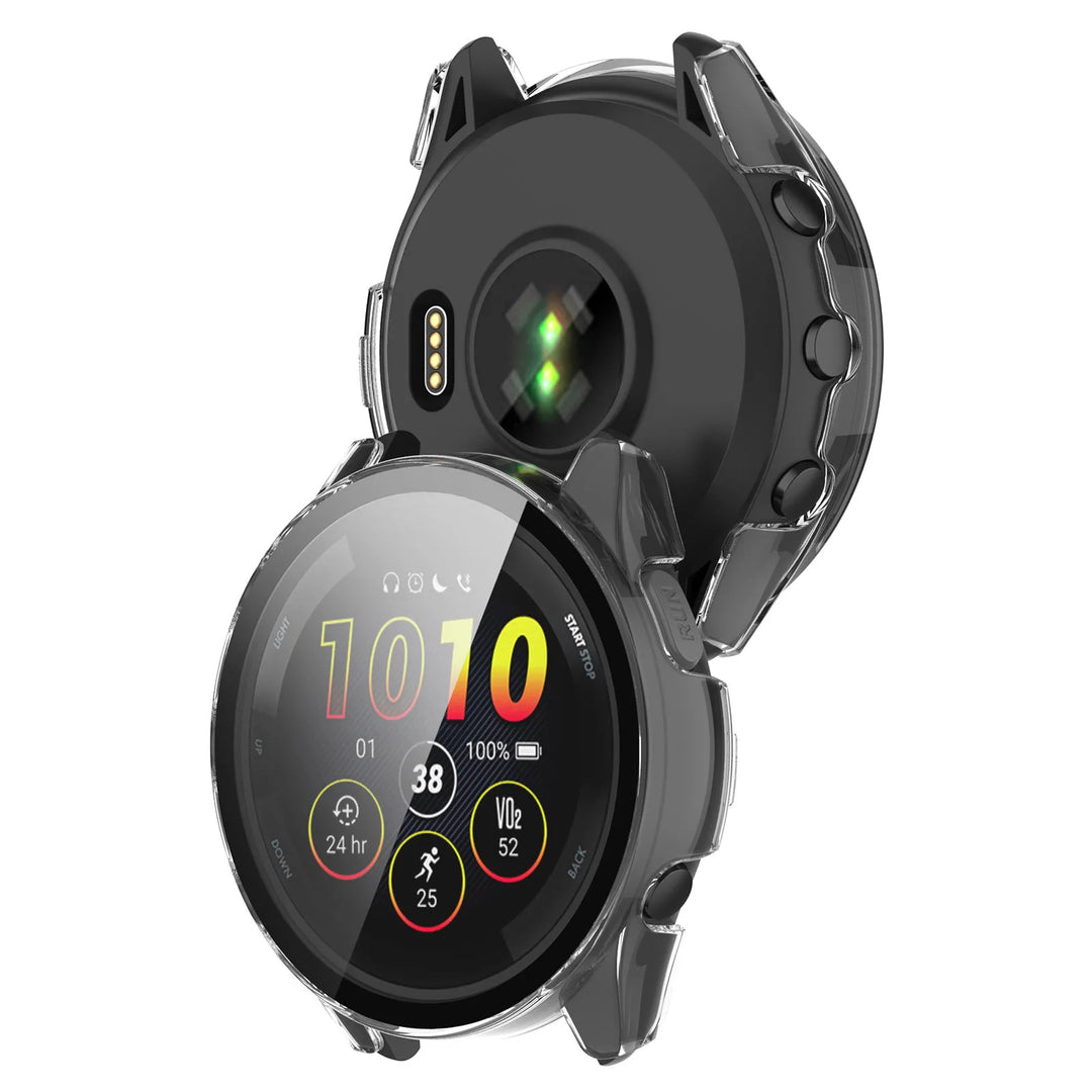 PC+Glass Full Protective Case for Garmin Forerunner 265/265S