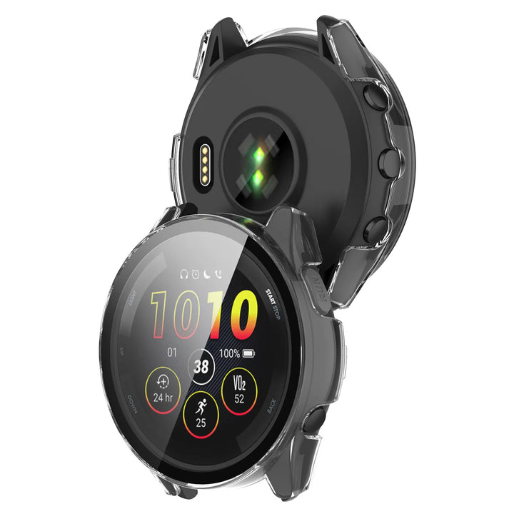 PC+Glass Full Protective Case for Garmin Forerunner 265/265S