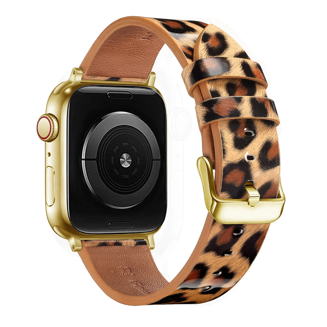 Leopard Print Apple Watch Band (38–49mm)
