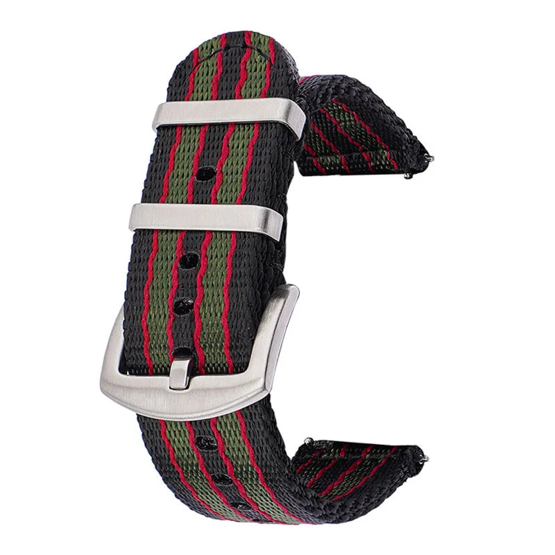 Nylon Strap Watch Band for Huawei Watch3 Pro GT2 Wristband for Samsung Galaxy Watch 4 Quick Release 18mm 20mm 22mm 24mm Strap