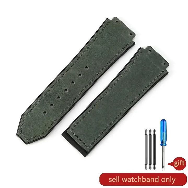 Hublot Big Bang Yuki Leather Watch Strap – Waterproof Suede, Durable