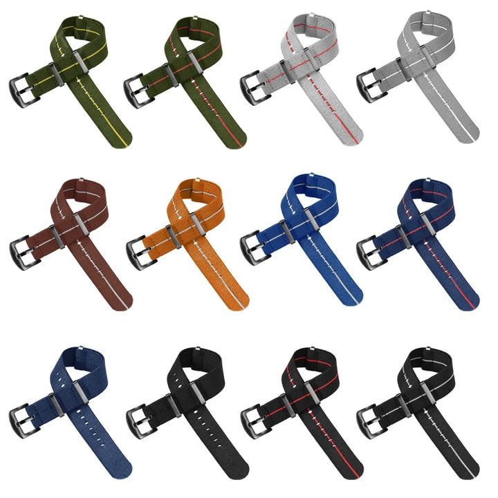 Nylon Parachute Strap 18–22mm