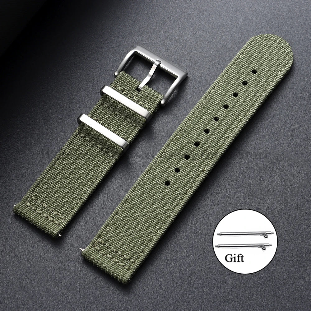 Soft Nylon Strap (20–22mm) – Quick Release Sport