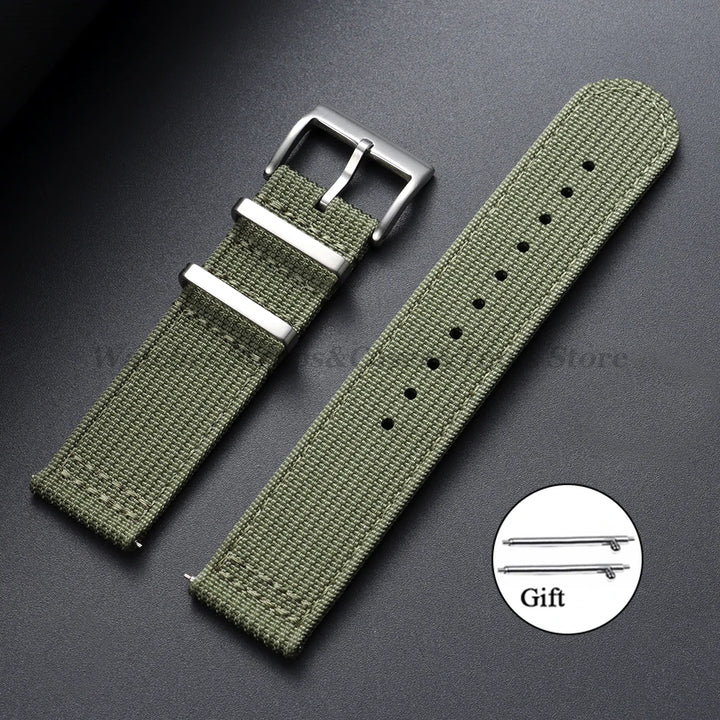 Soft Nylon Strap (20–22mm) – Quick Release Sport
