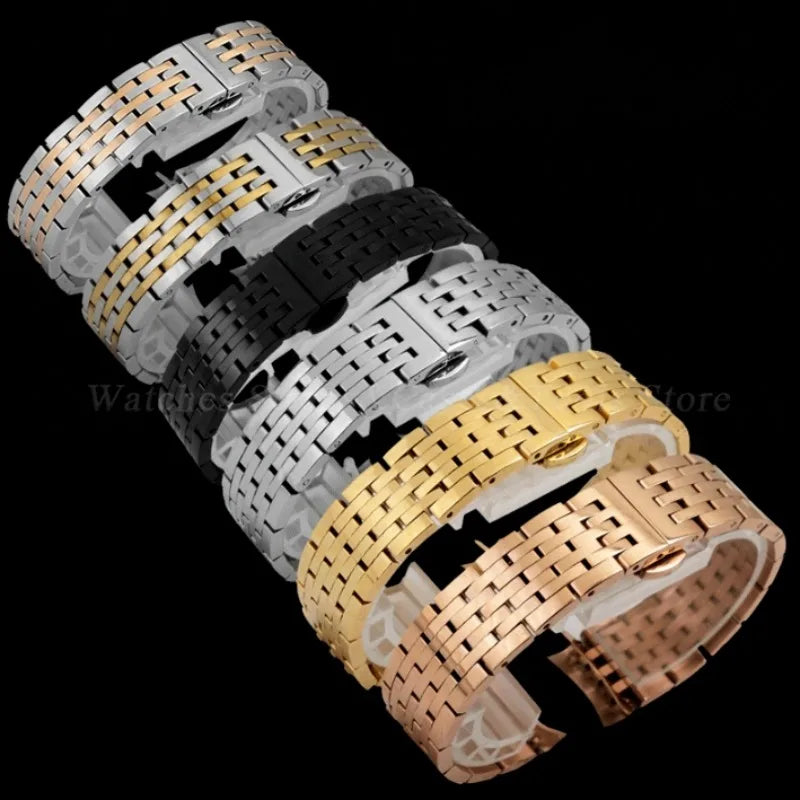 Solid Stainless Steel Wacth Strap for Tissot for Longines for Citizen for Seiko Watch Band 12/13/14/15/16/17/18/19/20/22/23/24mm
