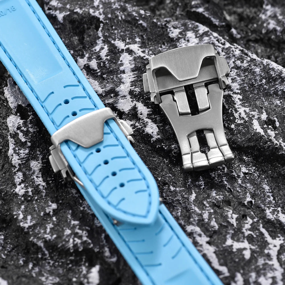 Stainless Steel Deployment Clasp – 18–22mm Folding Buckle for Omega Seamaster & Speedmaster