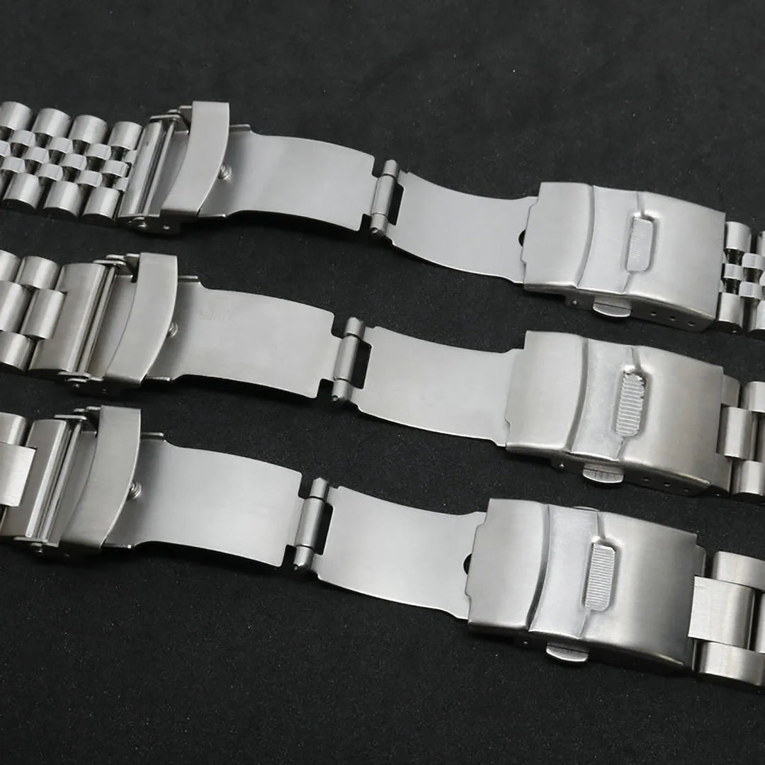 Curved Strap for Seiko Luxury Solid Stainless Steel Watch Band 18/19/20/21/22/24/26mm Arc End Belt Men Watch Accessories