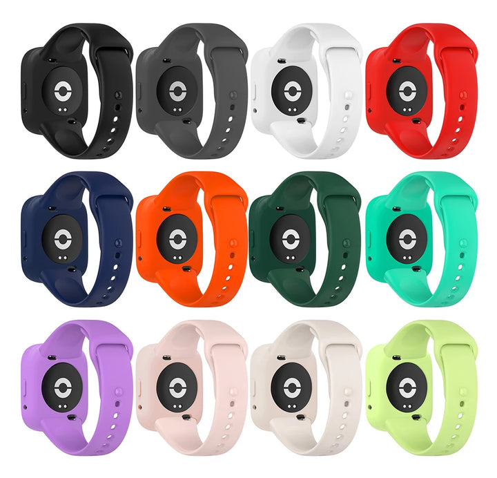 Silicone Strap & Protective Case for Redmi Watch 3 Active/Lite