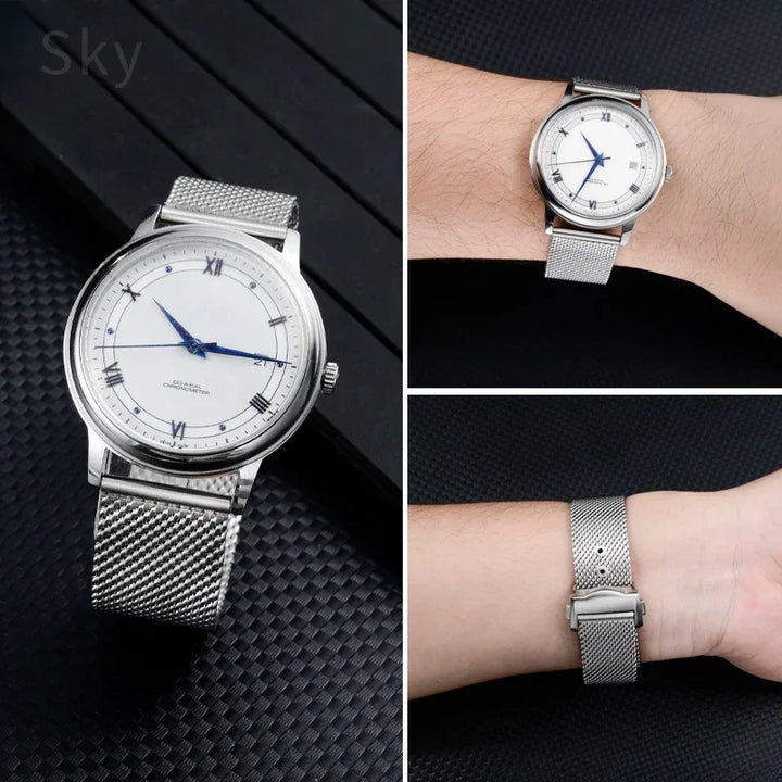 Milanese Mesh Steel Watch Band 20mm for Omega Haima 300