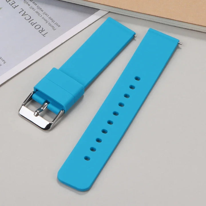 Soft Silicone Quick Release Watch Strap 10–24mm – Universal