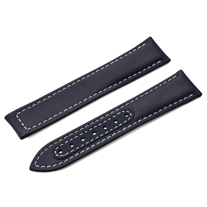 For Omega Strap Leather Sailcloth Watch Strap 20mm22mm Canvas Sailcloth Watch Band for Seiko Business Universal Bracelet for Men