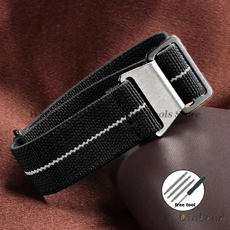 Elastic Nylon Watch Strap 18/20/22mm (Sport Band)