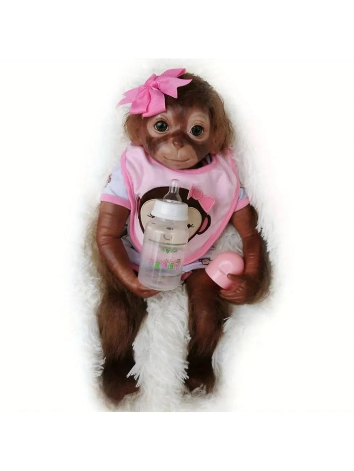 20″ Monkey Reborn Animal Baby Doll – Lifelike Cute Bebe