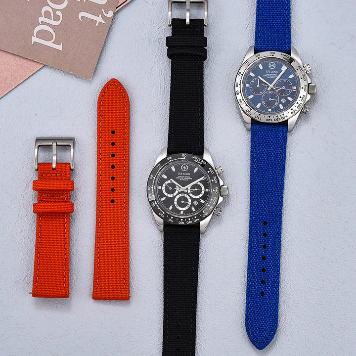 Sailcloth Nylon Watch Strap – 18-22mm Quick Release