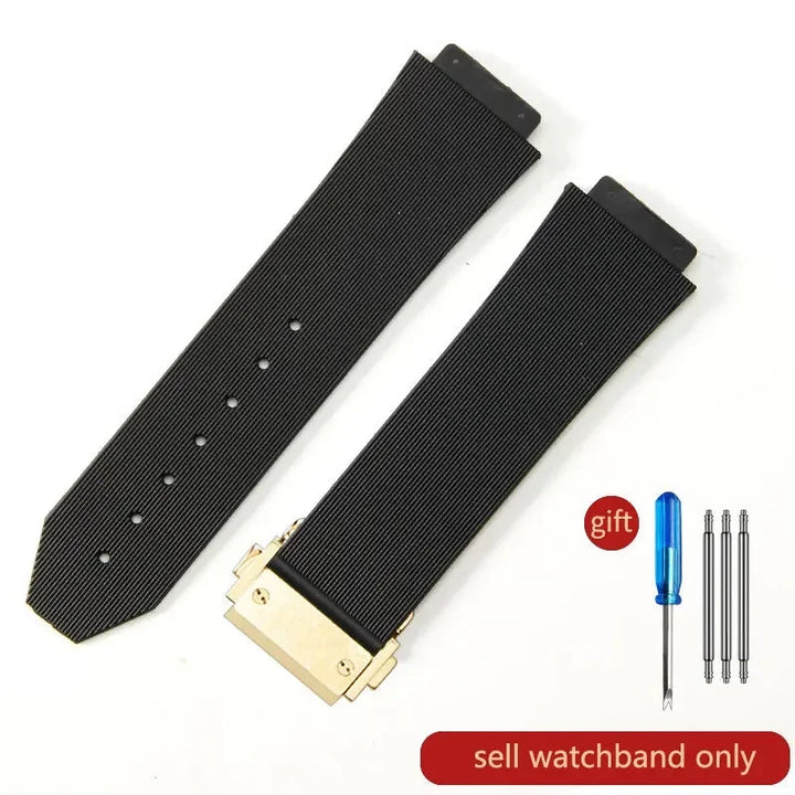 Waterproof Sports Silicone Watch Band 24x17 & 26x19mm (Men & Women)