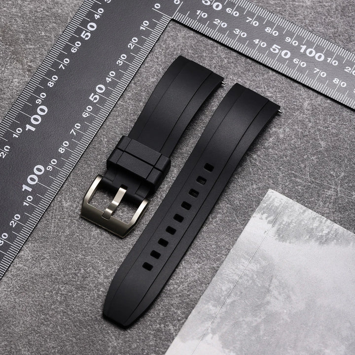 Quick Release Rubber Watch Strap 19mm 20mm 21mm 22mm 23mm 24mm Accessories Smart Watch Band For ROLEX IWC OMEGA Bracelet