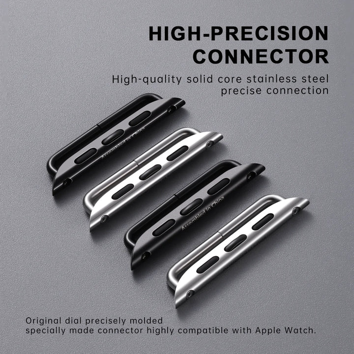 2pcs Original 1:1 Apple Watch Series 10 Ultra Adapter For Apple Watch Strap 49mm 46mm 42mm Stainless Steel Connector