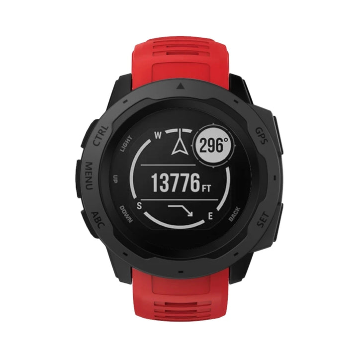 Soft Silicone Strap for Garmin Instinct (All Models)
