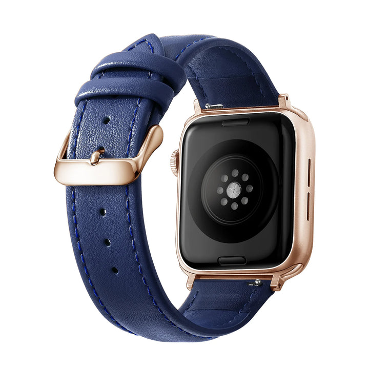 Genuine Leather Apple Watch Band 40–49mm for iWatch Series 3–8 & Ultra