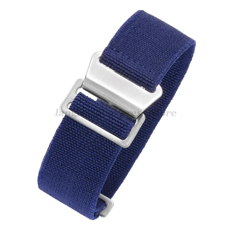 18mm 20mm 22mm Parachute Elastic Nylon Watch Strap for Omega Men Outdoors Sport Army Military Wrist Strap Bracelet Accessories