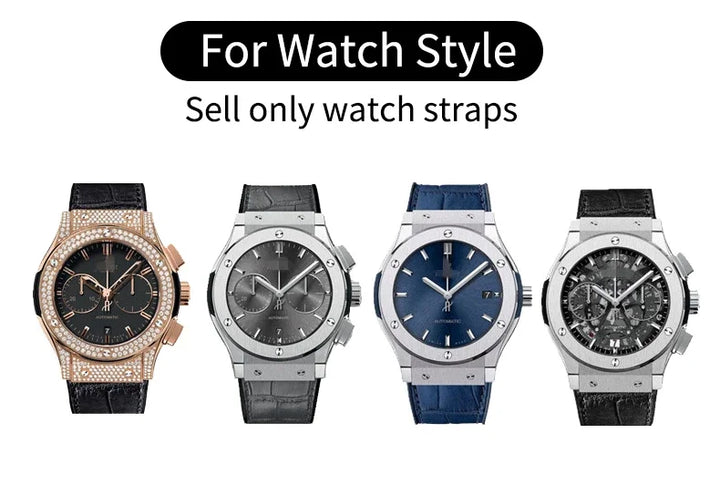 Hublot Big Bang Yuki Leather Watch Strap – Waterproof Suede, Durable