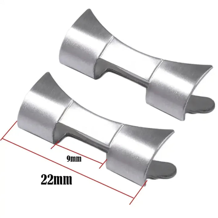 Curved Flat End Stainless Steel Link Adapter 18–22mm for Seiko SKX007/009