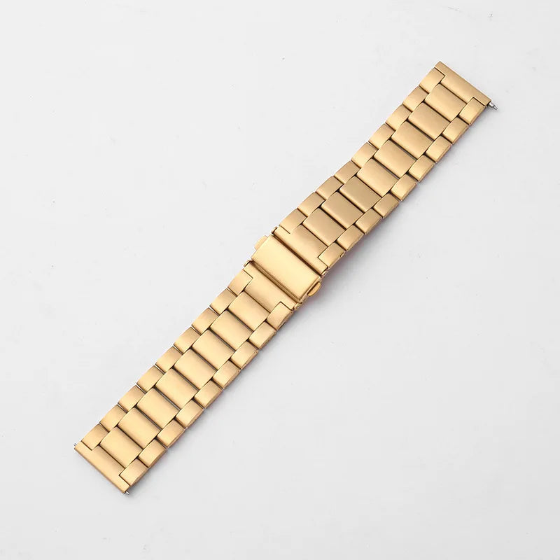 Stainless Steel Men’s Watch Band for Huawei GT3 & Samsung 42/46mm