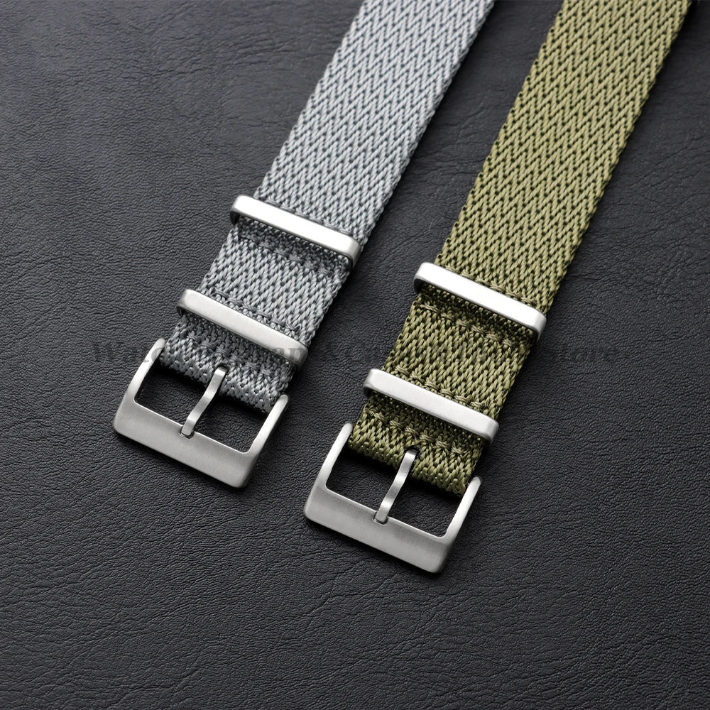 Nylon Military Watch Strap (18–22mm) – Unisex