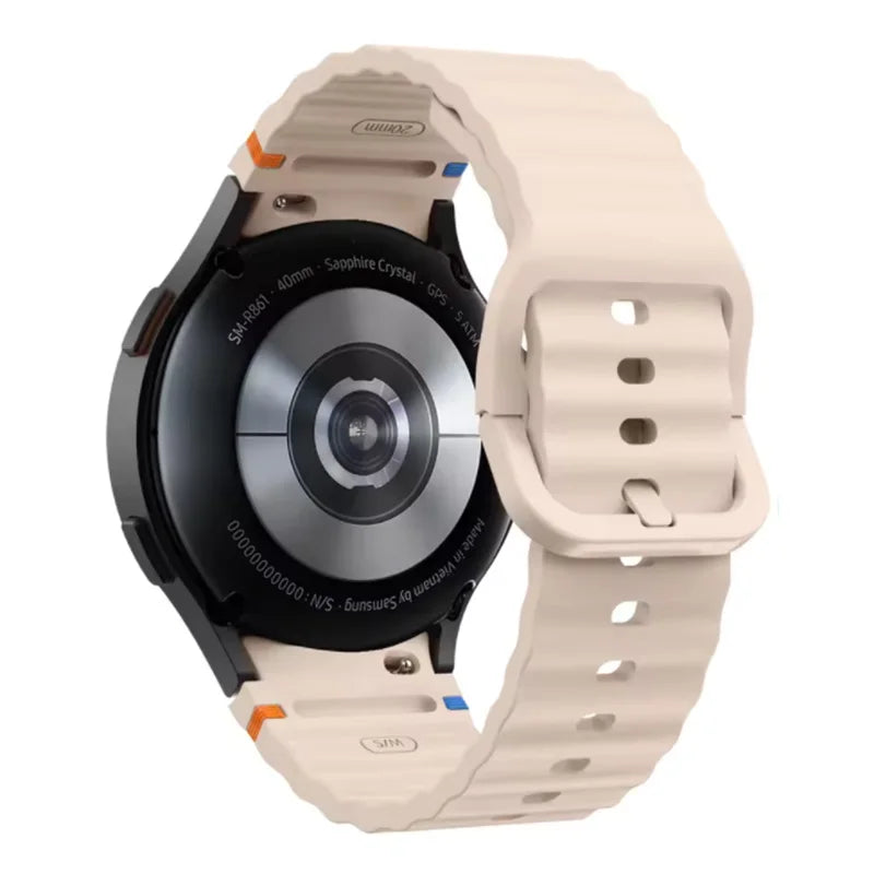 Silicone Samsung Galaxy Watch Band 40–47mm for Series 4–7 & Classic/Pro