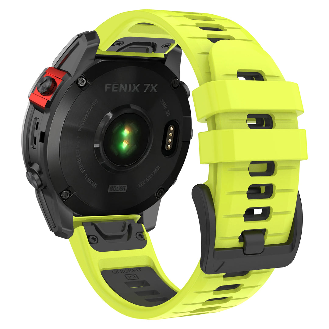 QuickFit Silicone Strap for Garmin Fenix, Epix & Enduro (22-26mm)