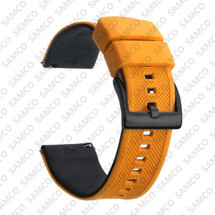Silicone Quick-Release Watch Band 18–22mm