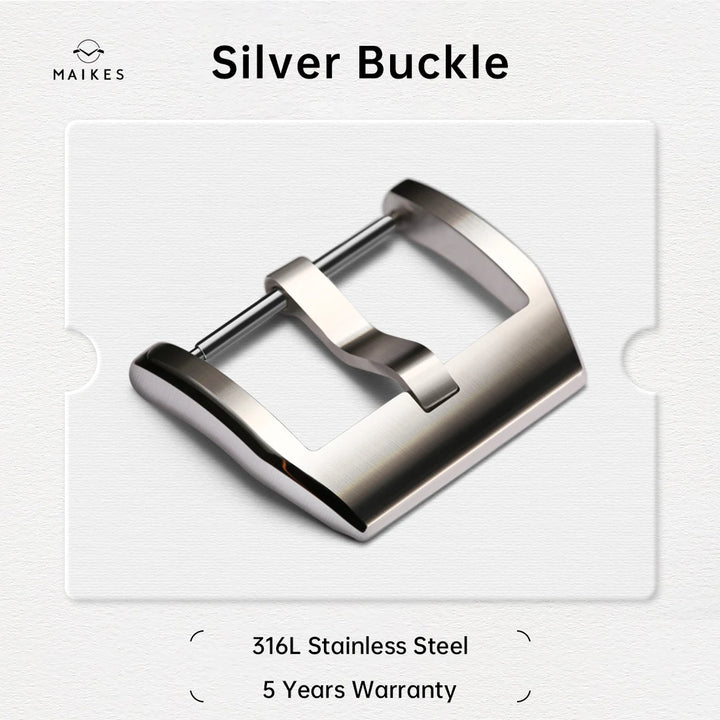 Maikes 316L Stainless Steel Watch Buckle 18mm 20mm 22mm Leather Rubber Strap Watch Clasp For IWC OMEGA ROLEX