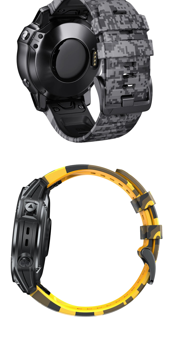 EasyFit Silicone Watch Strap 22/26mm Quick Release for Garmin Fenix & Epix Pro Gen2