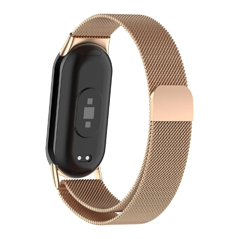 Stainless Steel Magnetic Strap for Xiaomi Mi Band 8, 9, 10