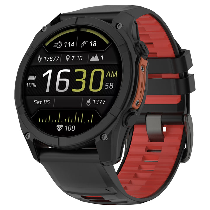 QuickFit 22/26mm Silicone Strap for Garmin Fenix & Forerunner – Quick Release Watch Band