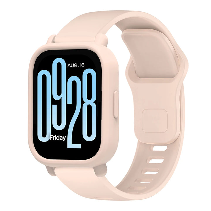 Silicone Strap with Protective Case for Redmi Watch 5 Active