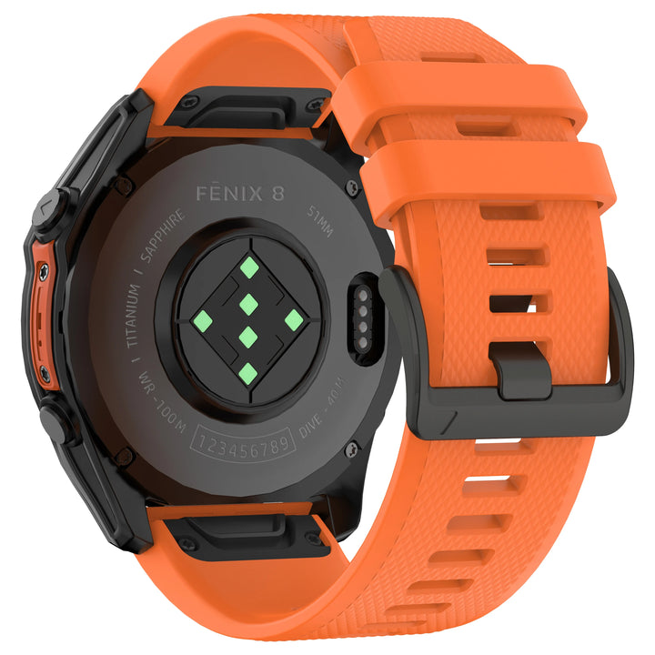 QuickFit Silicone Strap for Garmin Fenix, Epix & Quatix (22-26mm)