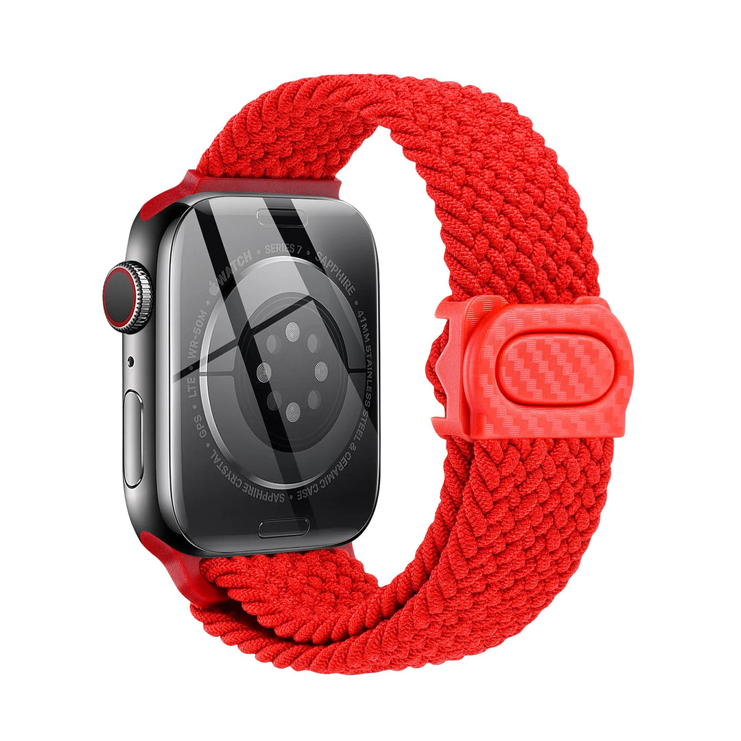 Strap For Apple watch band 44mm 42mm 40mm 45mm 46mm 41mm 49mm Braided Solo Correa Bracelet iWatch Series 9 8 10 7 6 5 4 se Ultra