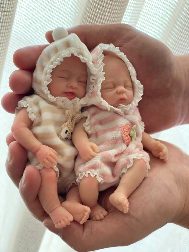 6″ Mini Silicone Reborn Baby Doll – Lifelike Newborn Girl