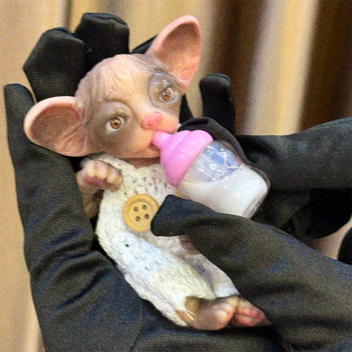 10–11 cm Mini Silicone Tiger Reborn Doll