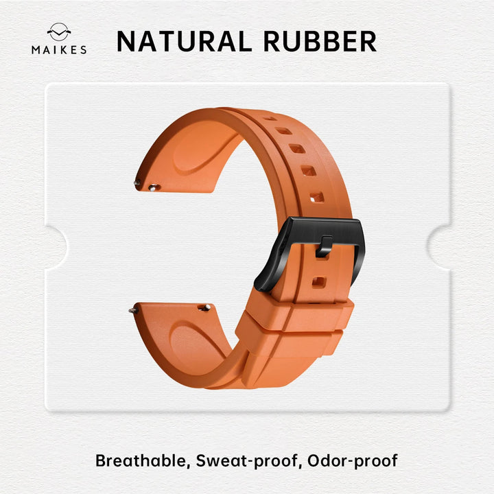 Quick Release Rubber Watch Strap 19mm 20mm 21mm 22mm 23mm 24mm Accessories Smart Watch Band For ROLEX IWC OMEGA Bracelet