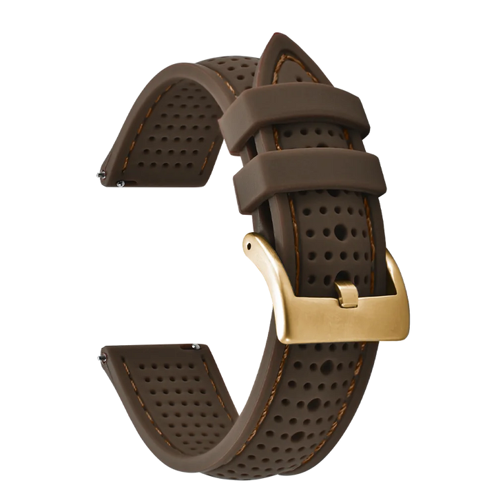 NATOBELT Soft Porous Rubber Watch Strap – Quick Release (18-22mm)