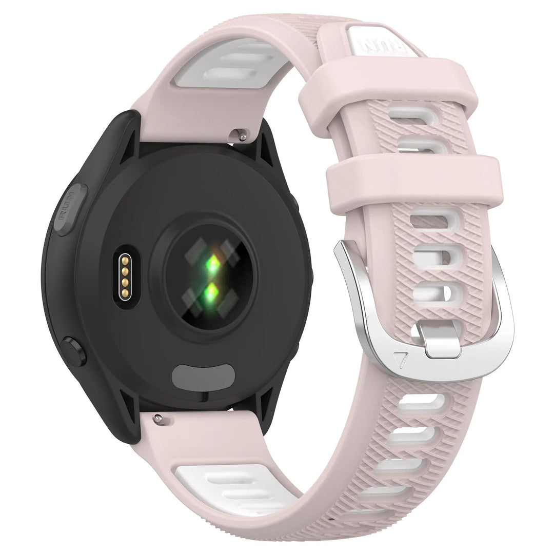 Silicone Sports Strap for Garmin Forerunner, Venu & Vivoactive (18-22mm)