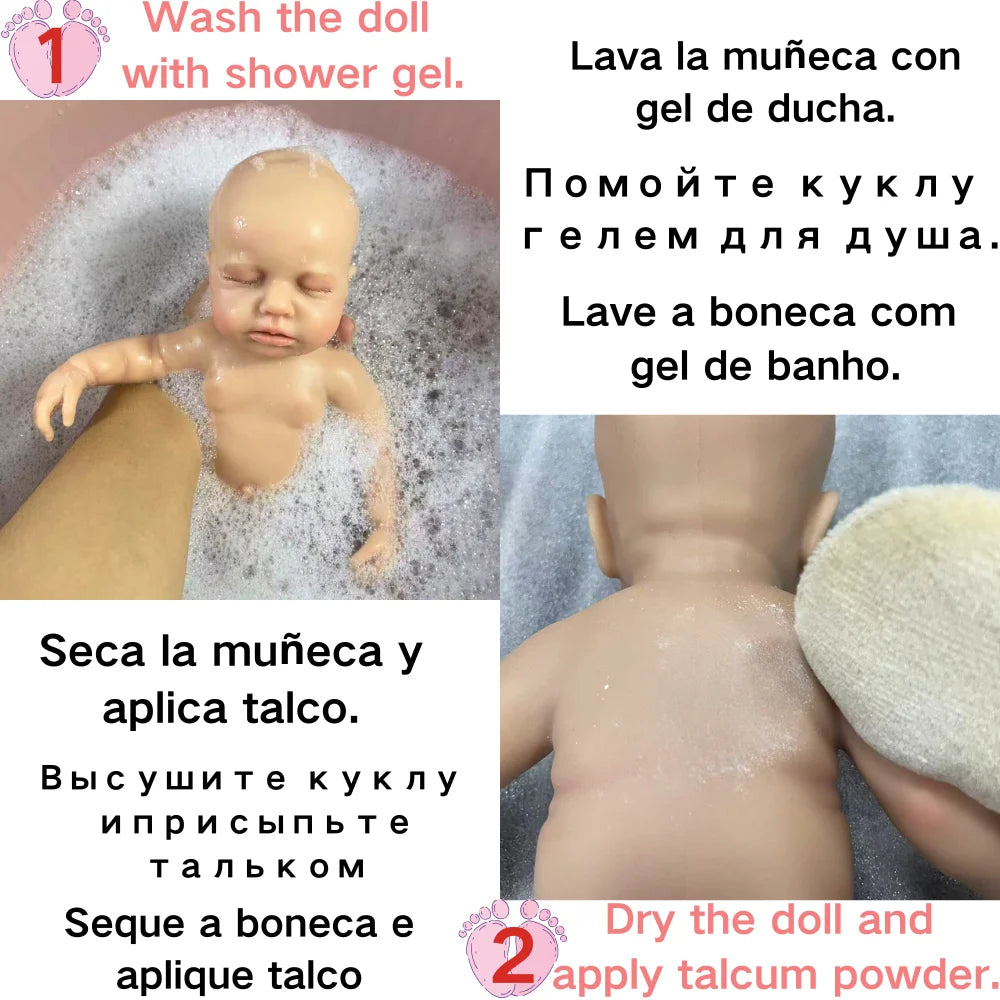 13" Mini Silicone Pascale Reborn Baby Doll