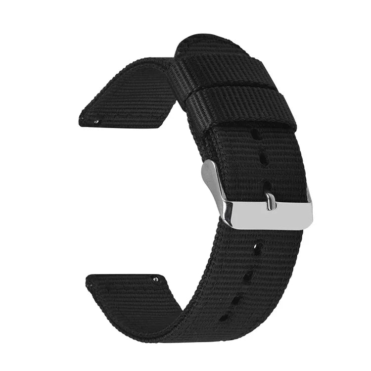 18mm 20mm 22mm 24mm Quick Release Watch Band Canvas Nylon Watch Strap for Garmin Fenix 5x Gps for Huawei Gt2 Wristband Bracelet