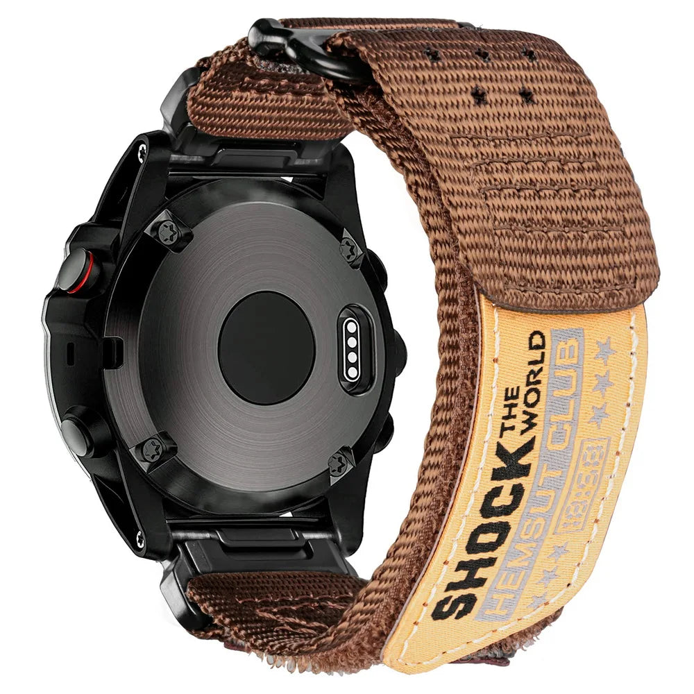 Quickfit Nylon Sports Watch Strap – 20–26mm for Garmin Fenix & Epix