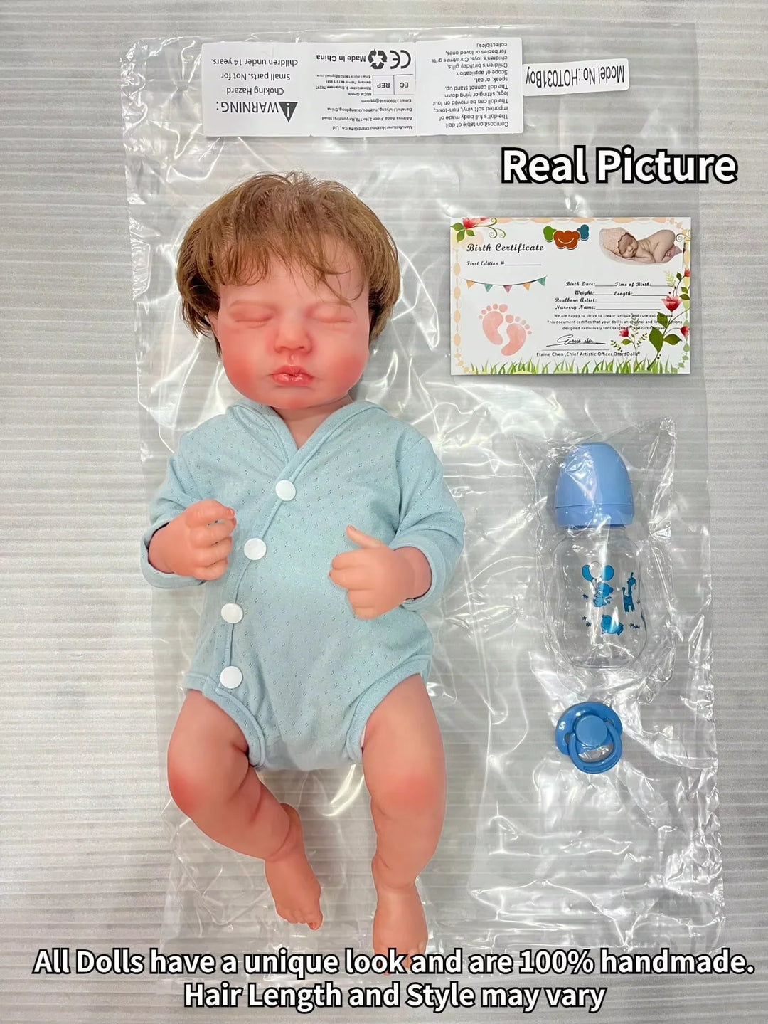 NPK 50 cm Full‑Body Silicone‑Vinyl Reborn Girl Doll